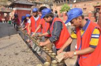 Divine Youth Club Activities : Bangalamukhi Temple Cleaning Program