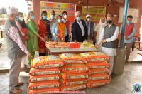 Handover Food items at Pokhara