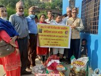 Essential Items distribution at Palpa