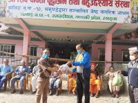 Fruits distribution at Syangja 