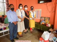 Necessary items handover at Sikkim