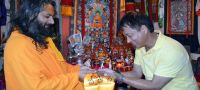 Swami Ji at Buddhist Center