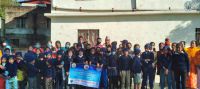 Warm clothes distribution program at Syangja