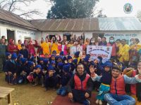 Warm clothes distribution program at Tanahu