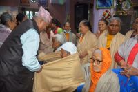 Senior citizen honouring program at Pokhara