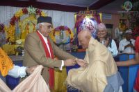 Senior citizen honouring program at Pokhara