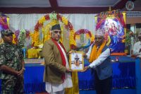 Senior citizen honouring program at Pokhara