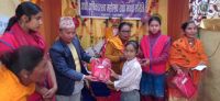 School Dress distribution at Salyan