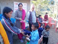 Warm clothes distribution program at Jajarkot