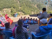 Warm clothes distribution program at Jajarkot