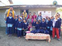 Warm clothes distribution program at Jajarkot