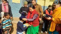 Warm clothes distribution at Damauli