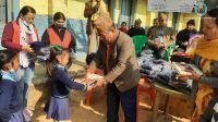 Warm clothes distribution at Damauli