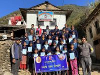 Warm clothes distribution at Baglung