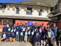 Warm clothes distribution at Baglung