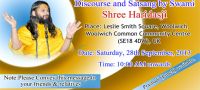 Discourse and Satsang at UK!!