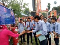 Drinking Water distribution at Dhangadhi