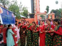 Drinking Water distribution at Dhangadhi