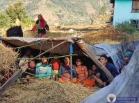 Health Camp for earthquake victims