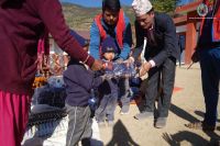 Warm Clothes distribution at Jajarkot