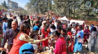 Herbal Tea distribution program at Pashupati