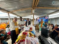 Food drive at Gokarneshwar