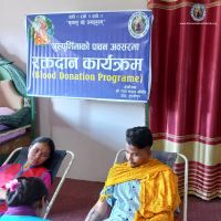 Blood Donation program at Tulsipur