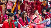 Teej celebration at SSD,Thimi