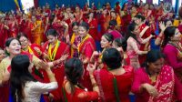 Teej celebration at SSD,Thimi