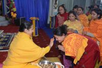 Satsang by Didi at Shyama Shyam Dham,Thimi