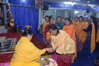 Satsang by Didi at Shyama Shyam Dham,Thimi