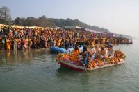  Divine Asthu Kalash Visarjan at Devghat!!