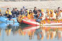  Divine Asthu Kalash Visarjan at Devghat!!