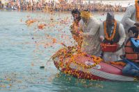  Divine Asthu Kalash Visarjan at Devghat!!