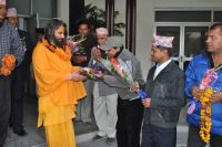 Swamiji in Pokhara!!