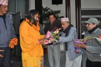 Swamiji in Pokhara!!