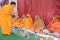 Sadhu Bhoj at last day of Sadhana Shivir