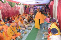 Sadhu Bhoj at last day of Sadhana Shivir