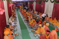 Sadhu Bhoj at last day of Sadhana Shivir