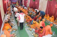 Sadhu Bhoj at last day of Sadhana Shivir