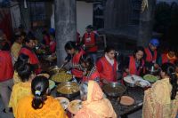 Sadhu Bhoj at last day of Sadhana Shivir