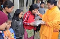 Distributing necessary materials to visually impaired students