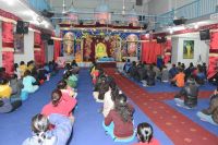 Yoga and Aarati at 1st Day Youth Meditation Camp 2014!!!