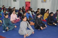 Yoga and Aarati at 1st Day Youth Meditation Camp 2014!!!