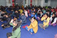 Yoga and Aarati at 1st Day Youth Meditation Camp 2014!!!