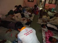 Volunteers from Nepal in Free Eye Camp at Mangarh,India