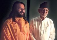 Prime Minister of Nepal & Swamiji, New York, USA.