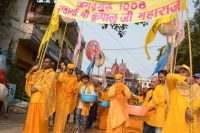 Glimpses : Swamiji at Gaya Dham, India. 