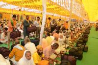 Sadhu bhoj and Vidhwa bhoj organized at Prem mandir vrindavan.