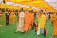 Sadhu bhoj and Vidhwa bhoj organized at Prem mandir vrindavan.